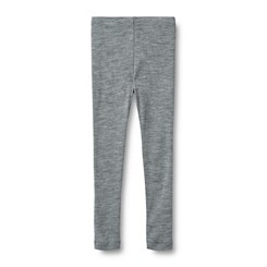 Wheat wool leggings - Melange grey